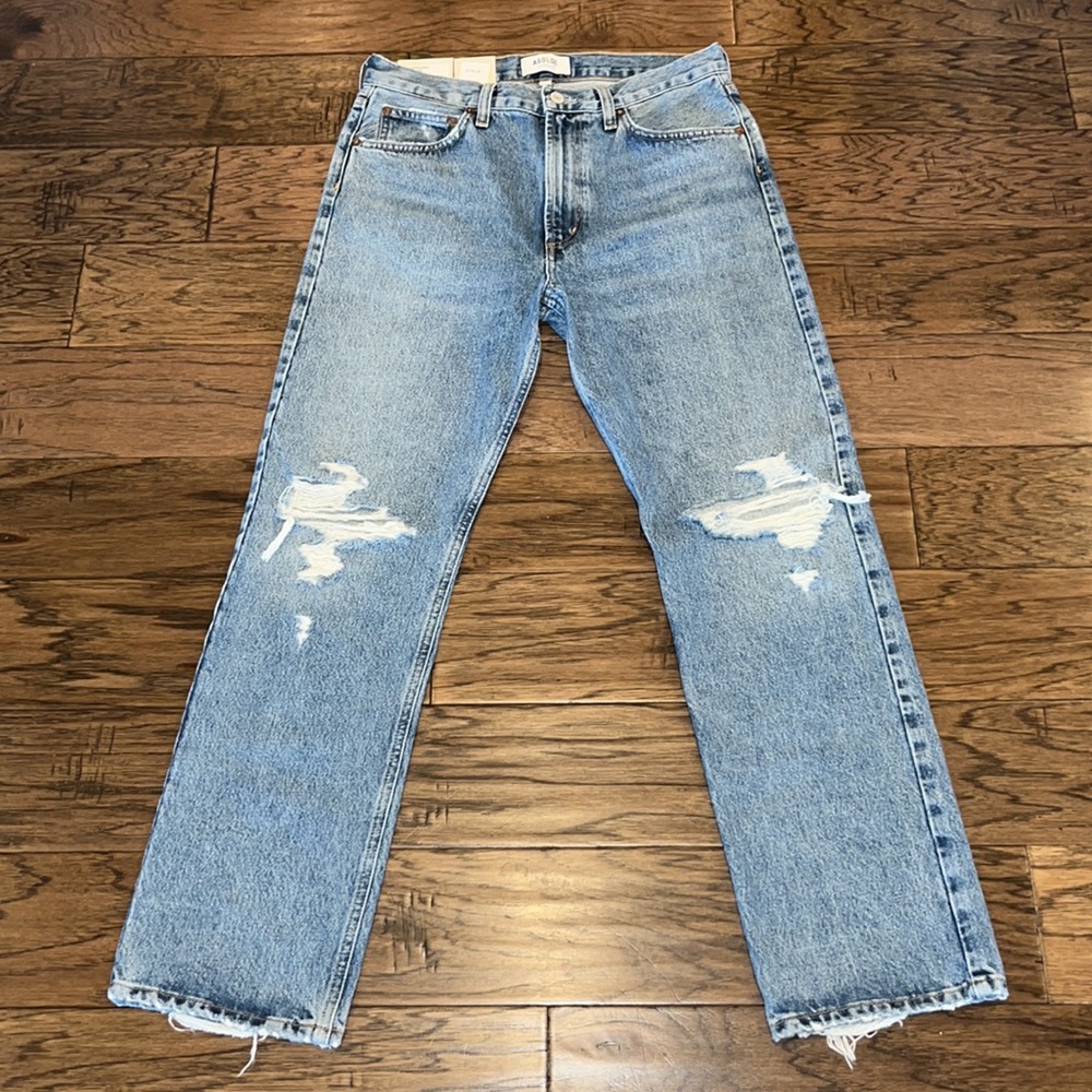 Agolde Mia Jean Mid  Rise Straight Size 27